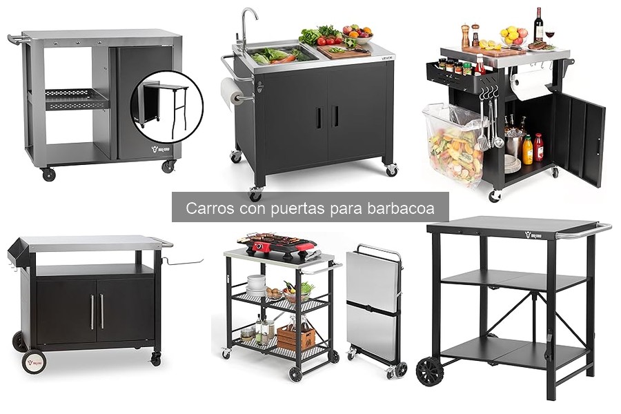 ¿Qué es un carro con puertas para barbacoa? Características y funciones