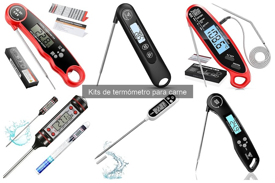 ¿Qué es un kit de termómetro para carne y cómo funciona?