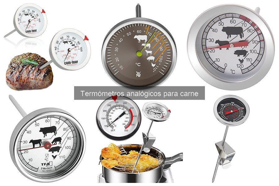 Qué es un termómetro analógico para carne y su uso