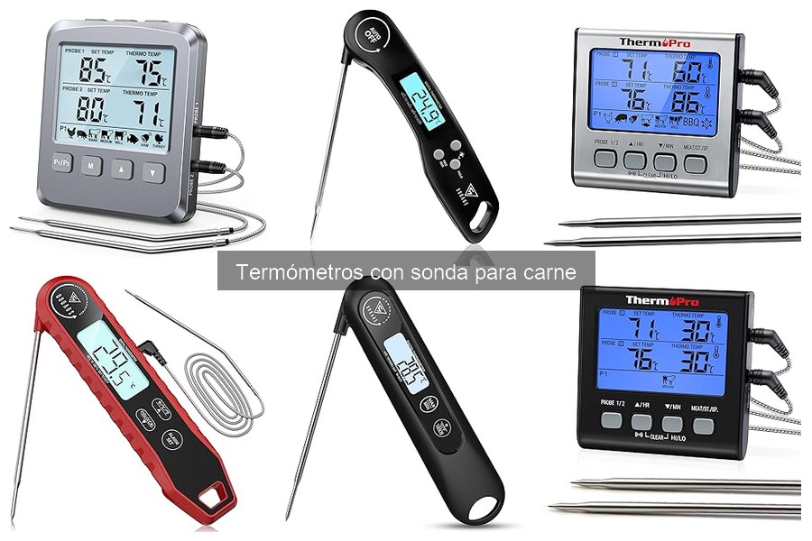 ¿Qué es un termómetro con sonda para carne? Guía completa
