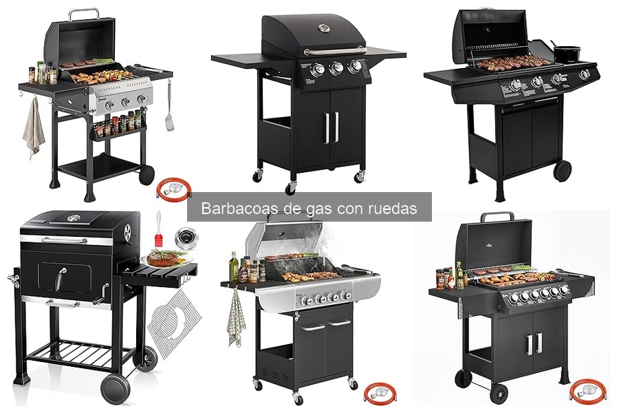 ¿Qué son las barbacoas de gas con ruedas? Características clave