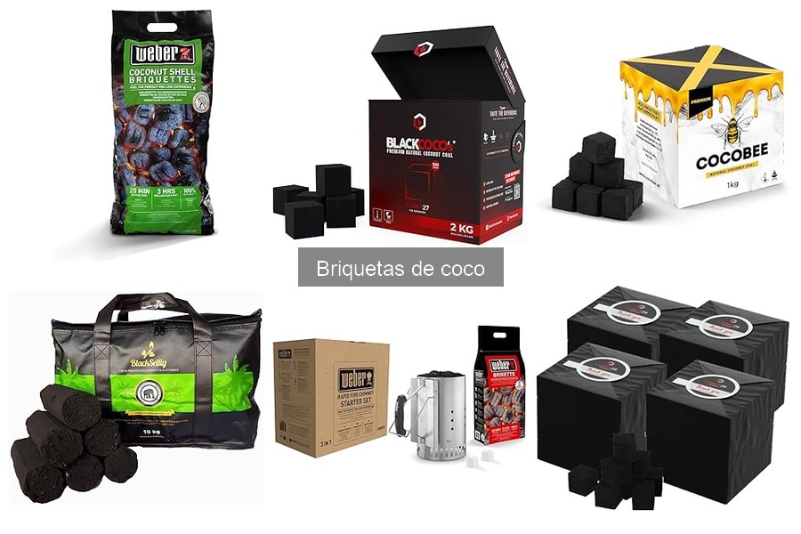 Qué son las briquetas de coco: características y ventajas