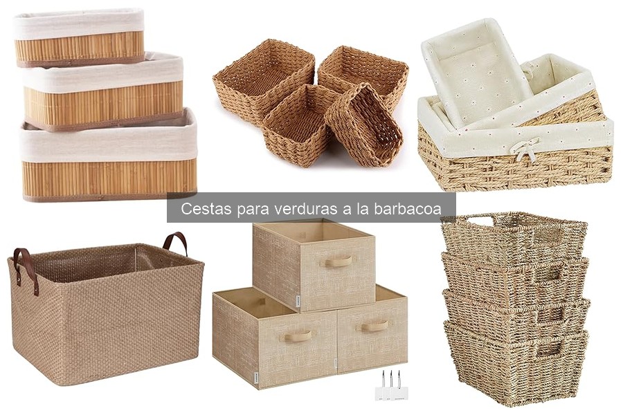 ¿Qué son las cestas para verduras a la barbacoa?