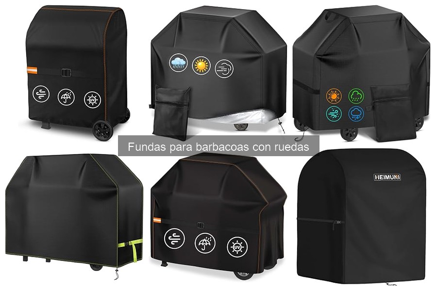 ¿Qué son las fundas para barbacoas con ruedas?