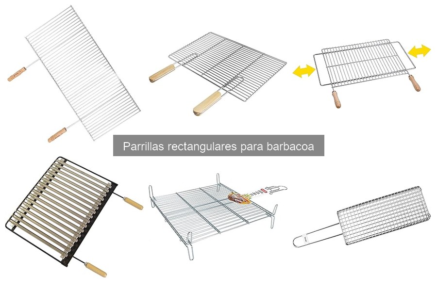 ¿Qué son las parrillas rectangulares para barbacoa?