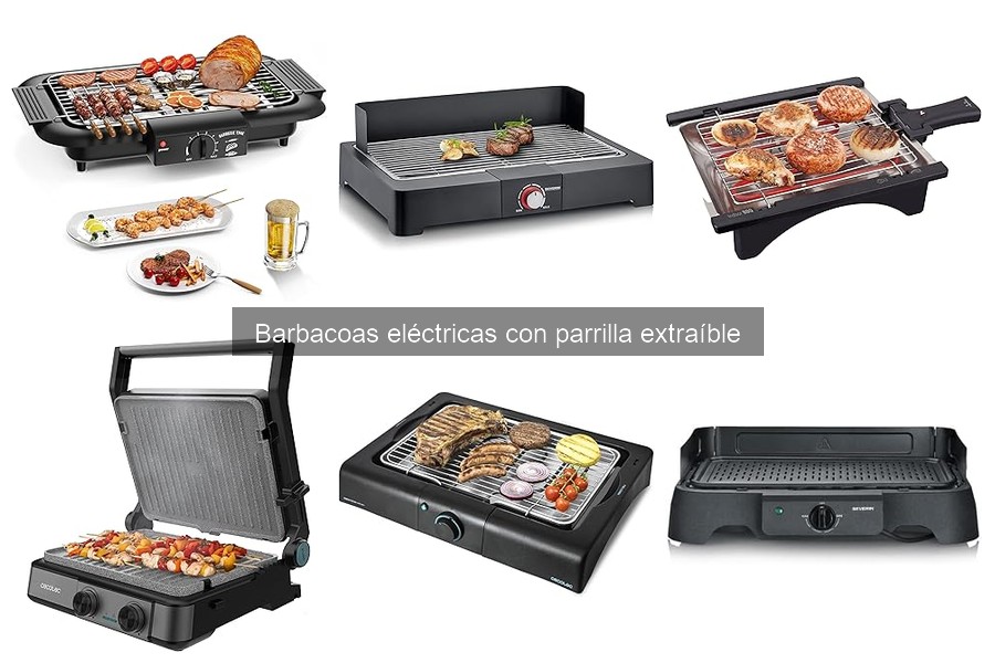 Recetas deliciosas para barbacoas eléctricas con parrilla extraíble
