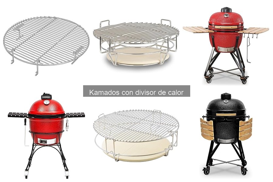 Recetas deliciosas para kamados con divisor de calor