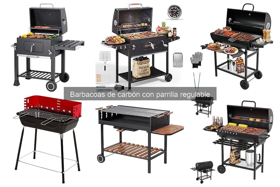 Recetas fáciles para barbacoas de carbón con parrilla regulable