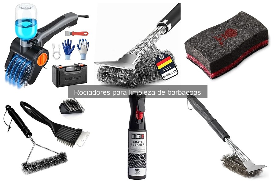 Rociadores para limpieza de barbacoas: qué son y cómo usarlos