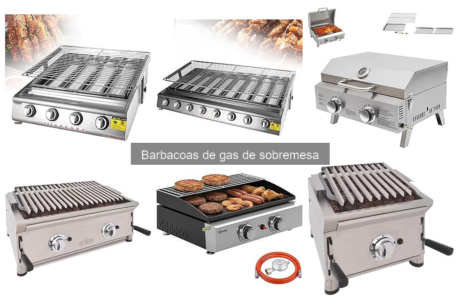Seguridad al usar barbacoas de gas de sobremesa