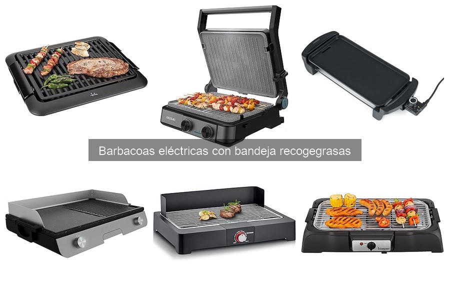 Seguridad al usar barbacoas eléctricas con bandeja recogegrasas