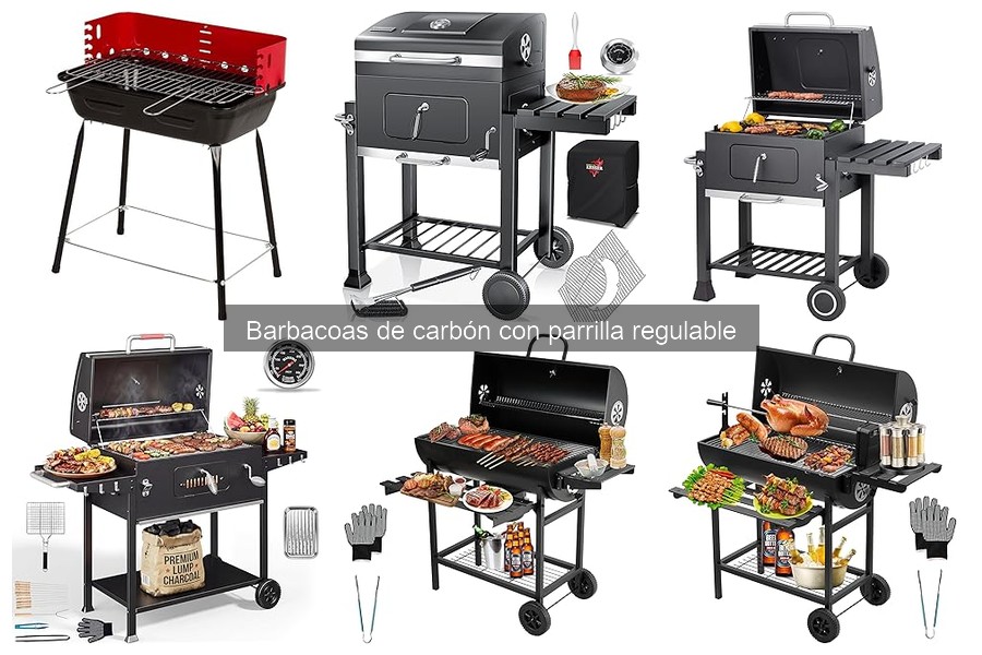 Seguridad en Barbacoas de Carbón con Parrilla Regulable