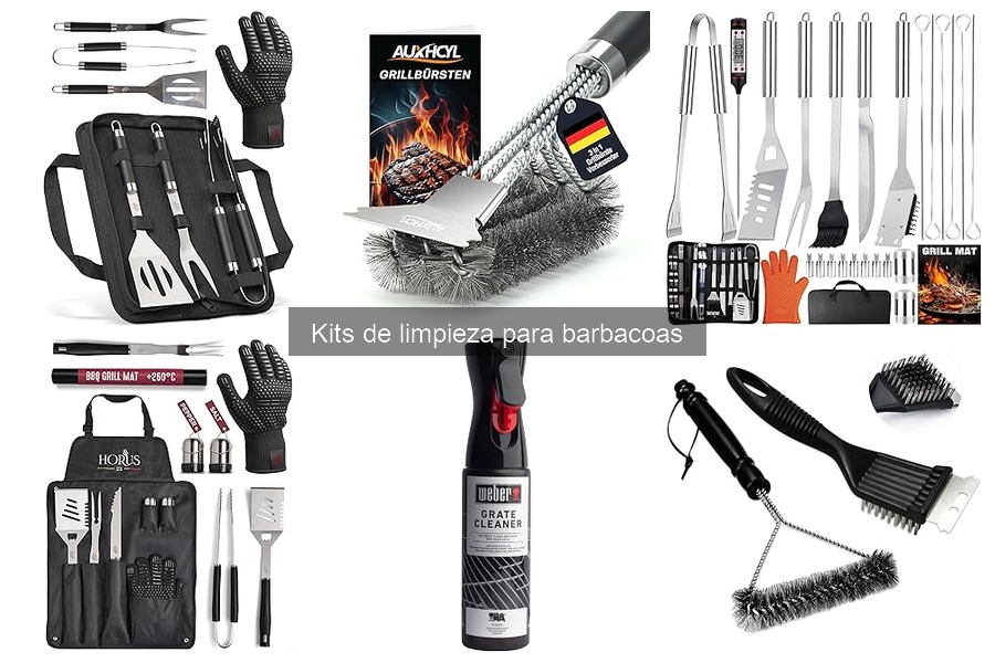 Solución a problemas comunes: Kits de limpieza para barbacoas