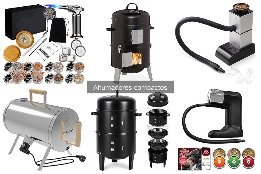 Tipos de ahumadores compactos: eléctrica, carbón y gas