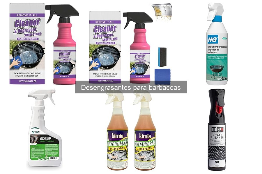Tipos de desengrasantes para barbacoas: guía completa