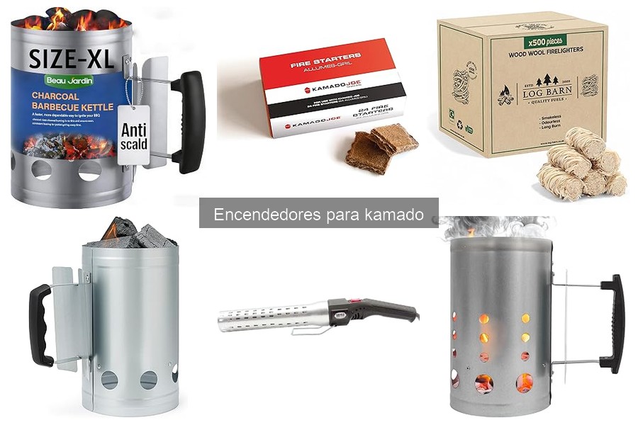 Tipos de encendedores para kamado: gas, eléctricos y carbón