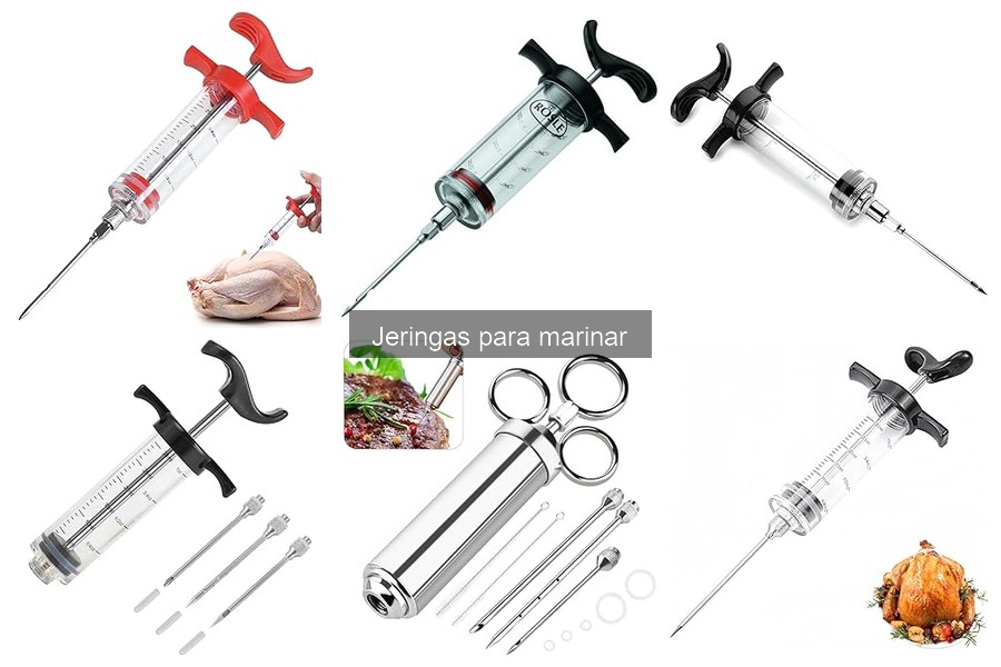 Tipos de jeringas para marinar: guía completa