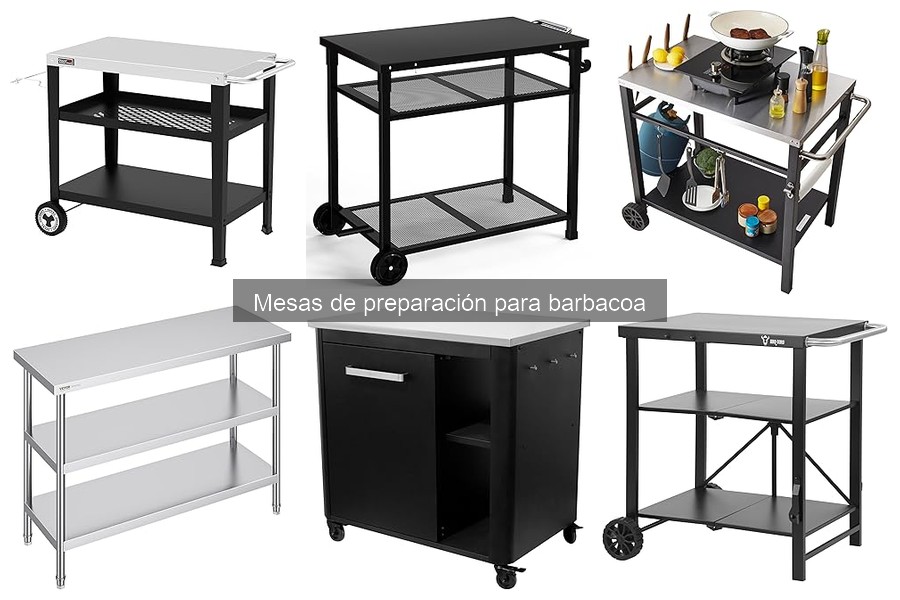 Tipos de Mesas de Preparación para Barbacoa: Guía Completa
