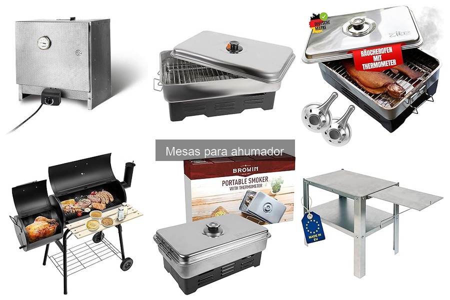 Tipos de mesas para ahumador: características y estilos