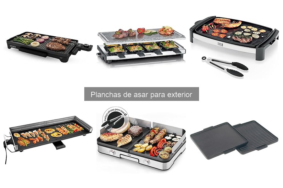 Tipos de planchas de asar para exterior: guía completa