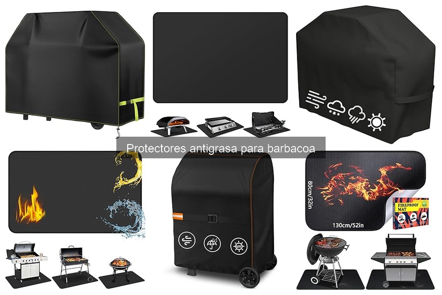 Tipos de protectores antigrasa para barbacoa: guía completa