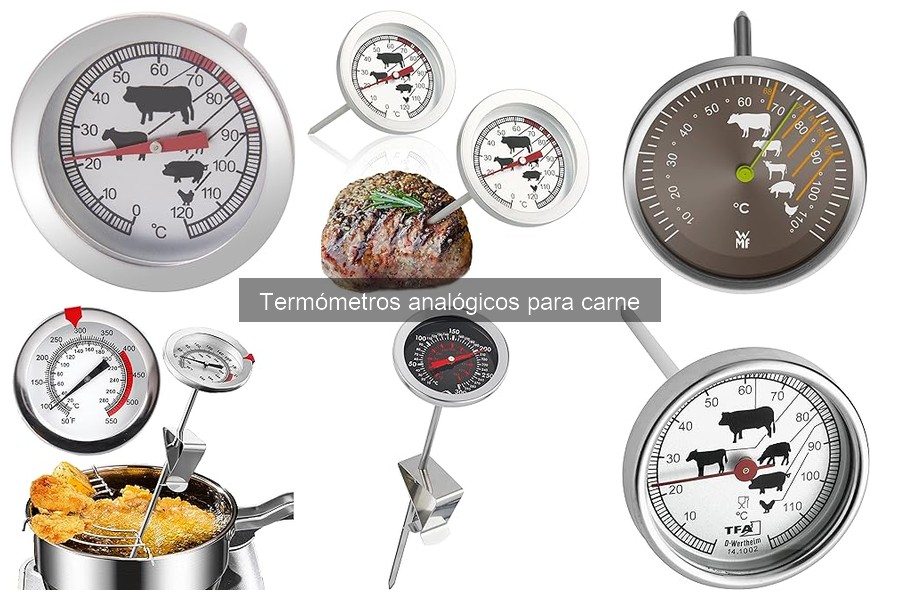 Tipos de termómetros analógicos para carne: guía completa