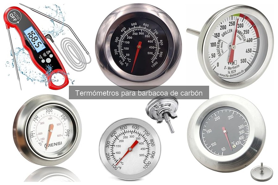 Tipos de termómetros para barbacoa de carbón: guía completa