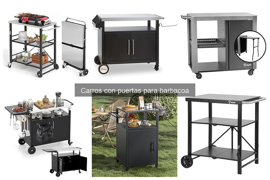 Ventajas de un carro con puertas para barbacoa