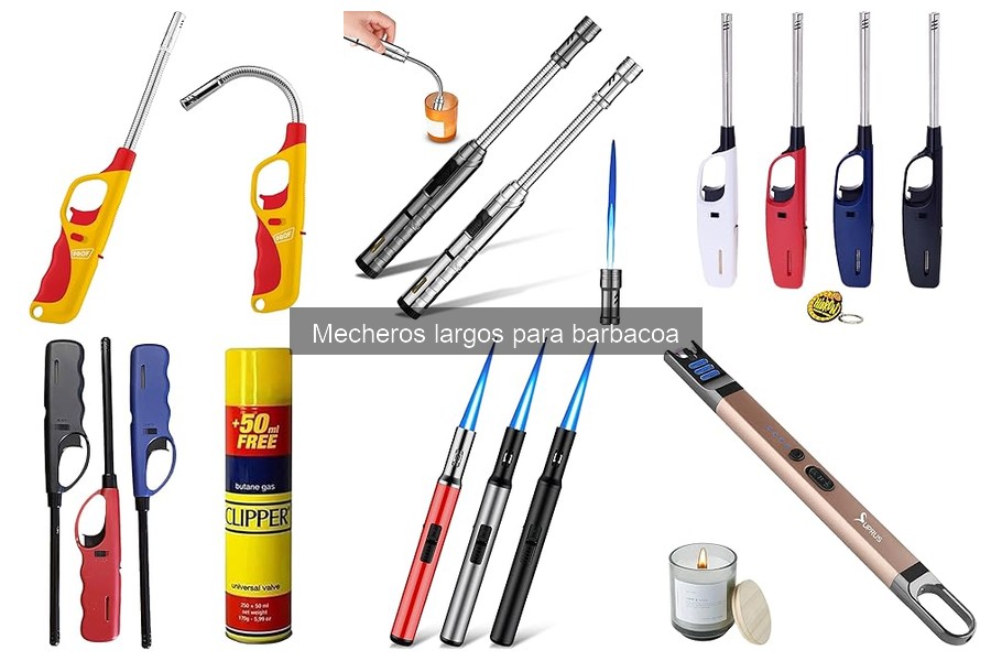 Ventajas de usar mecheros largos para barbacoa | Seguridad y comodidad