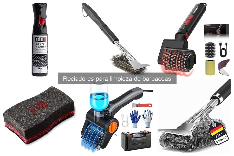 Ventajas de usar rociadores para limpiar barbacoas