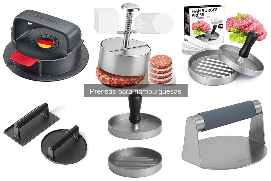Ventajas de usar una prensa para hamburguesas al cocinar