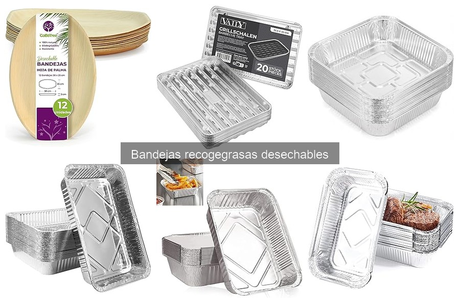 Ventajas y desventajas de bandejas recogegrasas desechables