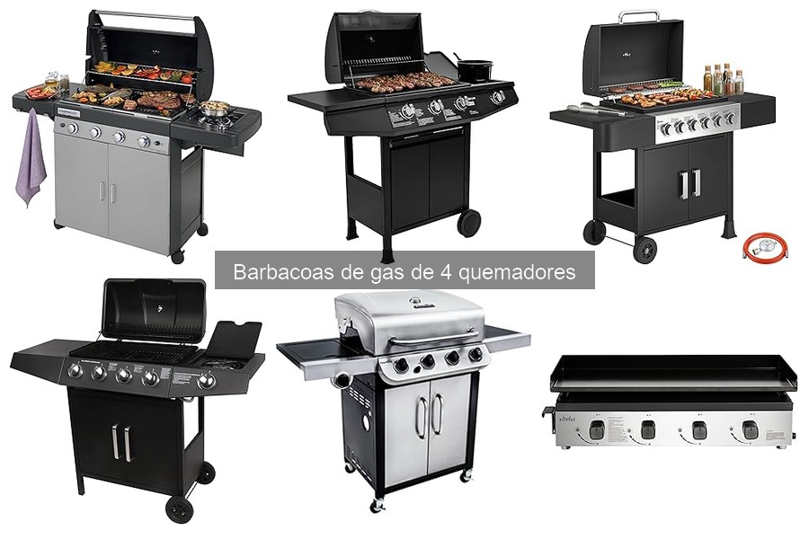 Ventajas y desventajas de las barbacoas de gas de 4 quemadores
